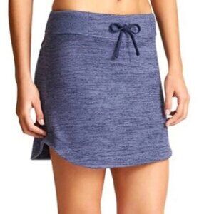 𝅺Athleta Downplay Blue Skirt Drawstring Sweatshirt Material Size S